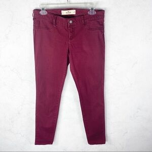[Hollister] Classic Maroon Skinny Jeans